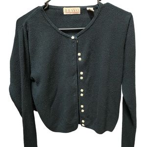 Women’s medium black cardigan sweater